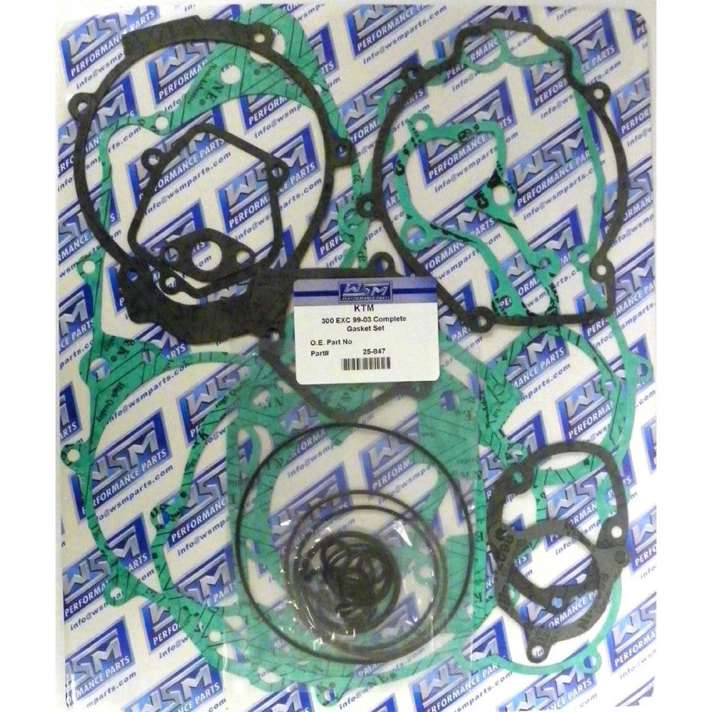 WSM Complete Gasket Kit For KTM 250 - 380 EXC / MXC / SX 99-03 25-847