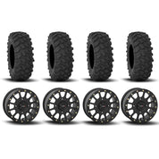 System 3 SB-5 Beadlock Matte Black 15" Wheels And XTR370 Tires [37x10R-15]