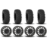 Ruedas System 3 SB-5 Beadlock de 15" en negro mate y neumáticos XTR370 [37x10R-15]