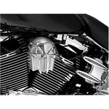 Harley-Davidson FXSTD Softail Deuce 2000-2007Skull Horn Cover Chrome by Kuryakyn