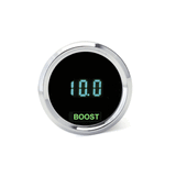 Dakota 2-1/16 Round Vacuum Boost Gauge & Sensor Teal Display ODYR-09-5