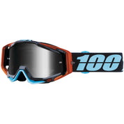 100% Gen1 Racecraft Goggles Ergono with Silver Chrome Mirror Lens - 50110-246-02