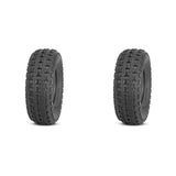 Set of 2 QUADBOSS QBT732 Front Tires 19x7-8 4-ply
