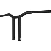 Burly Brand Dominator Bar 12" Straight Matte Black - B12-6072SB