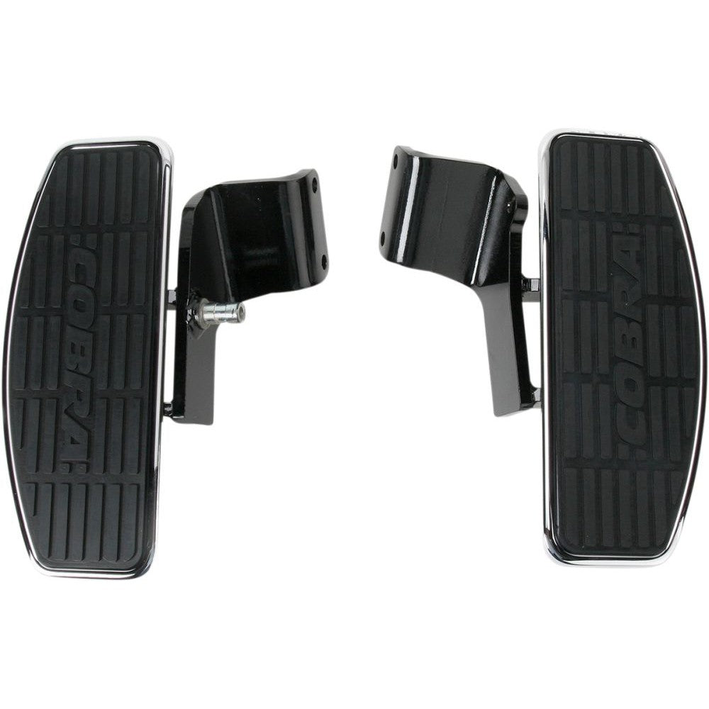 Cobra Boulevard Front Floorboard Kit Chrome - 06-1637