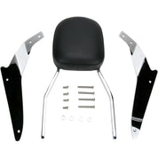 Cobra Sissy Bar 17" With Freedom Pad Chrome - 02-5101