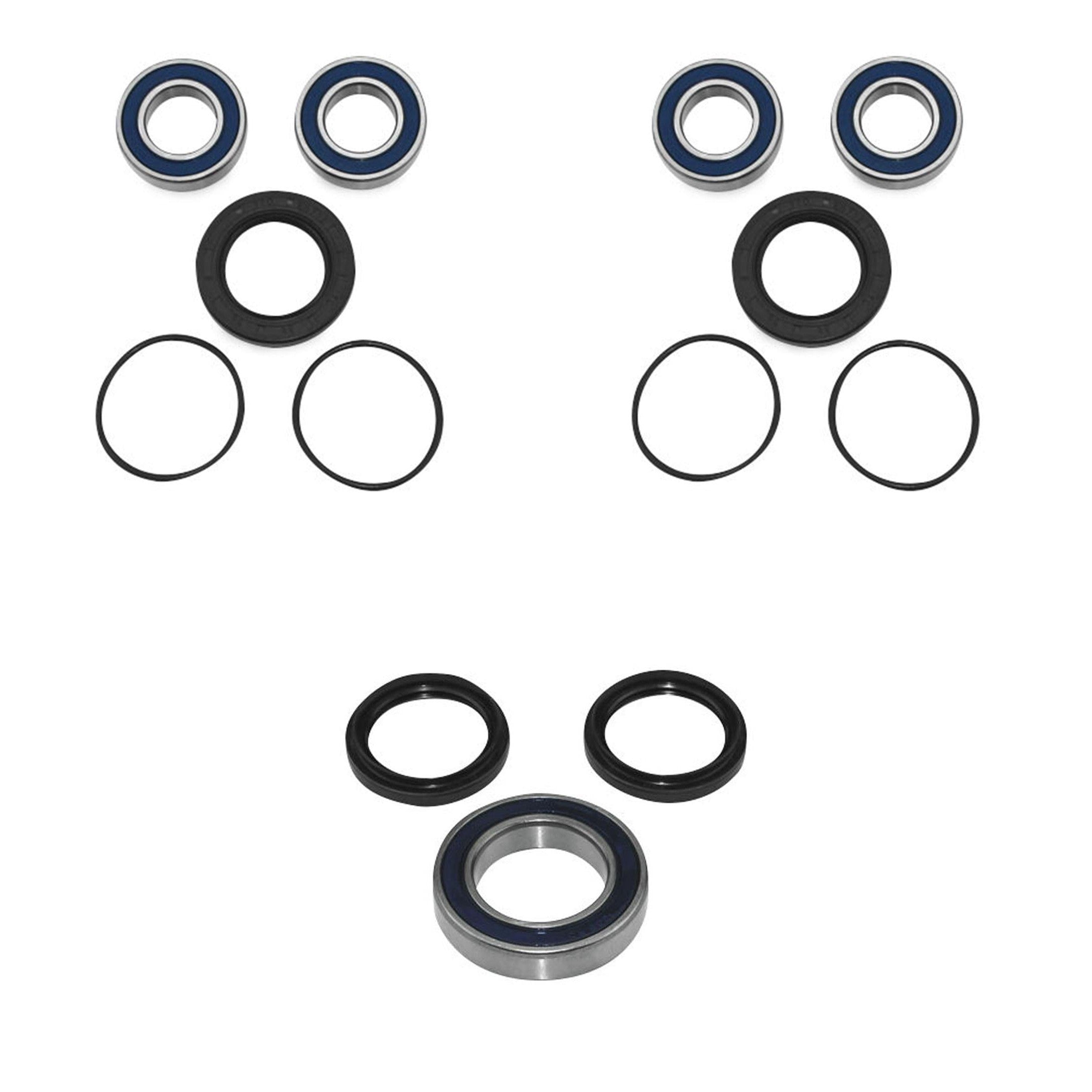 QUADBOSS Front and Rear Wheel Bearing Kits for Polaris Magnum 325 2x4 2000-2001