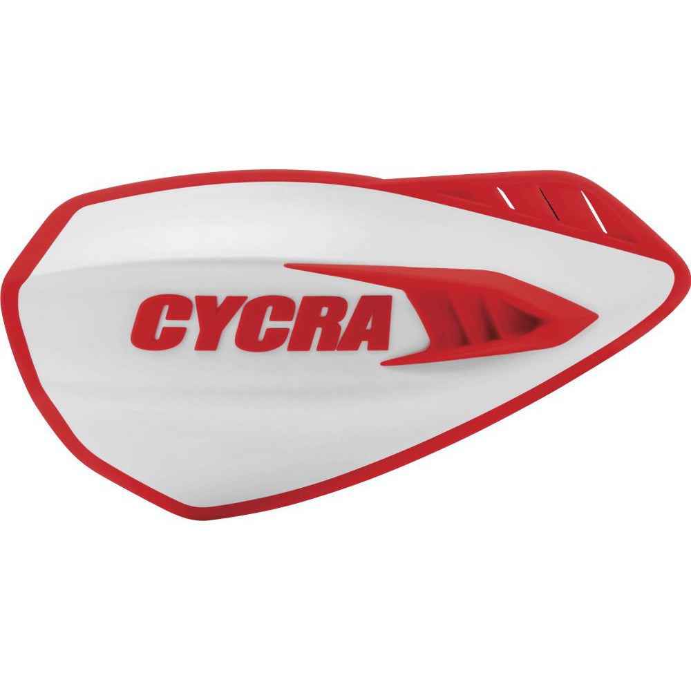 Cycra Cyclone Handguards White/Red - 1CYC-0056-239