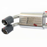 Big Gun Explorer Stainless Steel Dual Slip-On Exhaust With Carbon Fiber End Tip