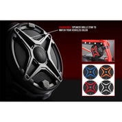 SSV Works Rear 6.5" Speaker Pods With Grey Grilles For Polaris Slingshot 15-21