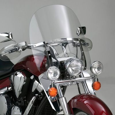 National Cycle SwitchBlade 2 Up Quick Release Windshield With Mount Kit, Straight Forks