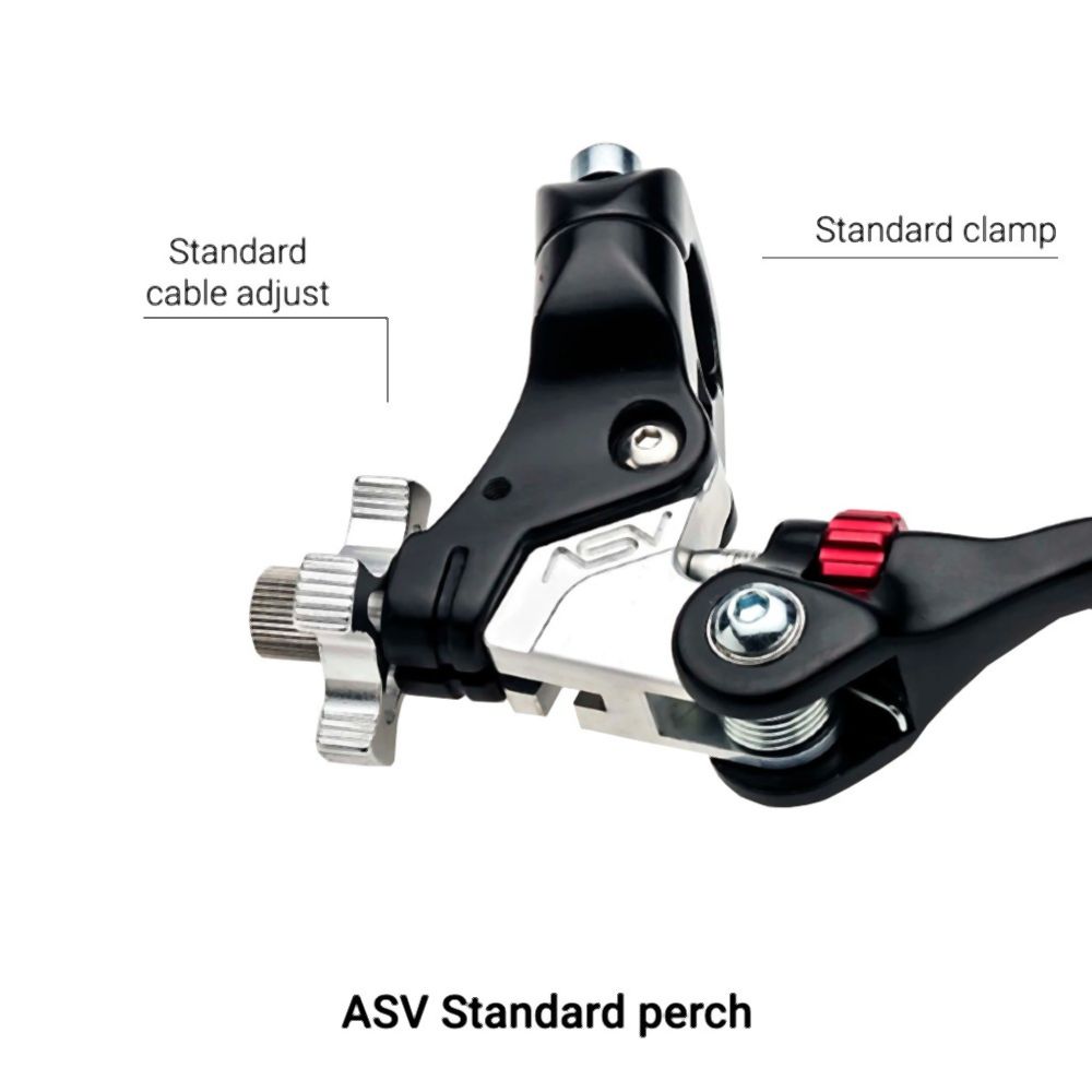 ASV Red F4 Offroad Model Shorty Clutch + Brake Lever Pro Pack BCF40106PX-SR