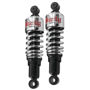 Burly Brand Slammer 10.5" Shocks Chrome - B28-1200