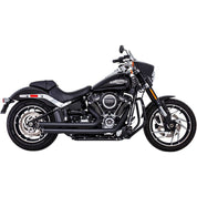 Freedom Performance Independence Slash Cut System Exhaust Black With Black Tip HD00743