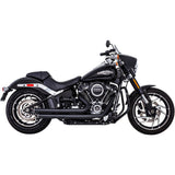 Freedom Performance Independence Slash Cut System Exhaust Black With Black Tip HD00743