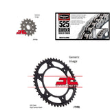 525 BMXR Chain Natural, Front & Rear Sprocket Kit for BMW F800 GS 2008-2013