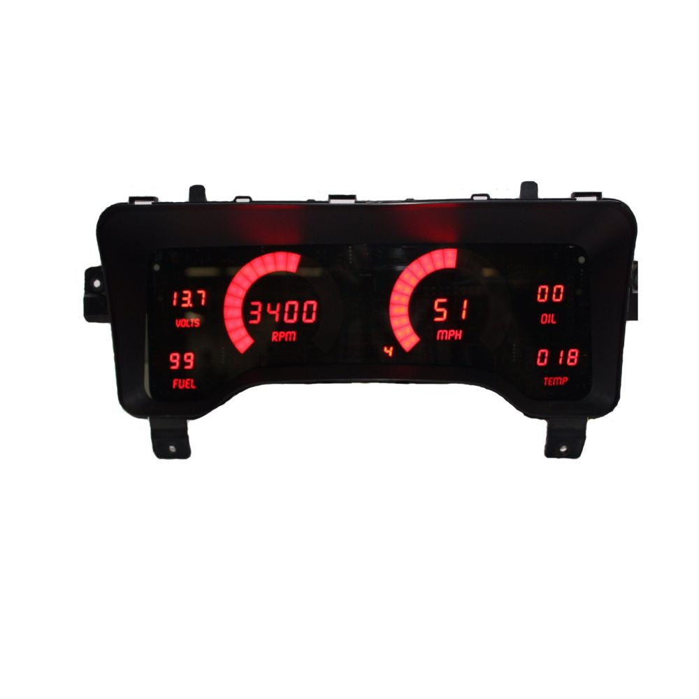 Intellitronix 1997-2006 Jeep TJ LED Digital DP6014 - Red