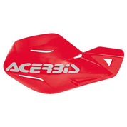 Acerbis Red/White Uniko Non-Vented Handguards - 2041781005