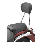 Cobra Round Sissy Bar with Pad 17" Chrome - 02-7968
