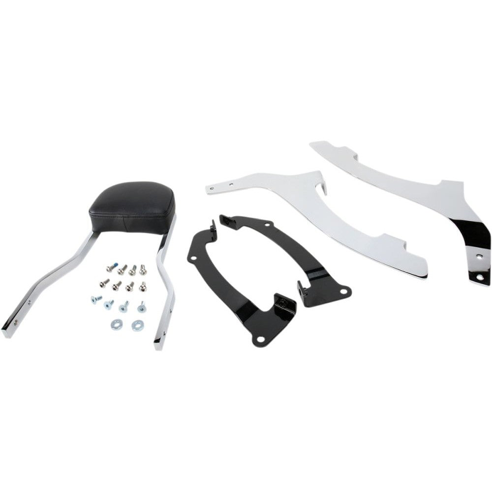 Cobra Sissy Bar 14" With Freedom Pad Chrome - 02-5636