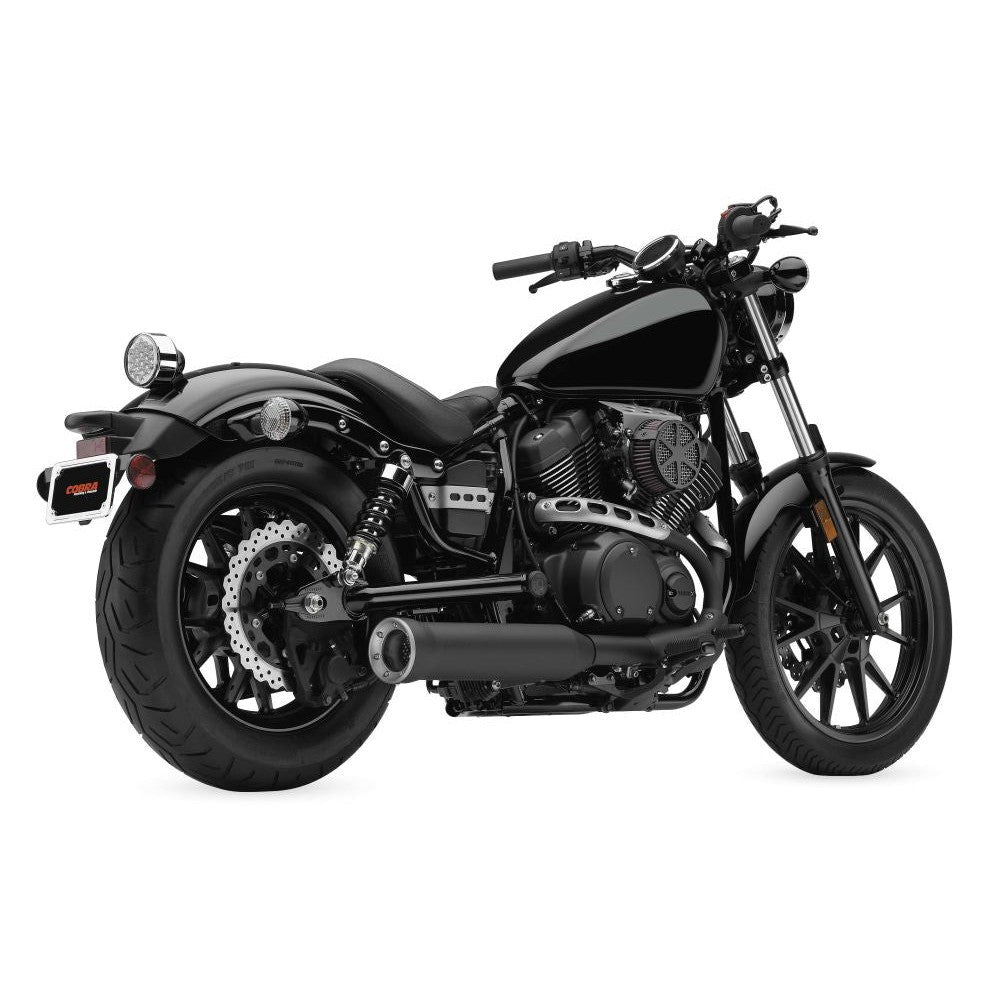 Cobra Slip-On Exhaust Black - 2527B
