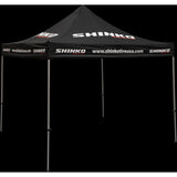 Marquesina de aluminio negra Shinko de 10' x 10'