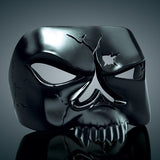 KURYAKYN BLACK CHROME ZOMBIE COVER FOR 1973-2017 HARLEY FENDER TAILLIGHT HD 9024