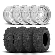 ITP Delta Steel 12" Wheels And Mud Lite II Tires [26x9-12]