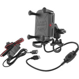 Ram Mounts Tough-Charge X-Grip Waterproof Wireless Charger With Handlebar Mount - RAM-B-149Z-A-UN12W-V7M