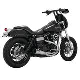 Vance And Hines 2-into-1 Upsweep Exhaust Stainless With Fuelpak FP4