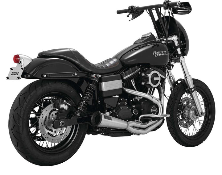 Vance And Hines 2-into-1 Upsweep Exhaust Stainless With Fuelpak FP3