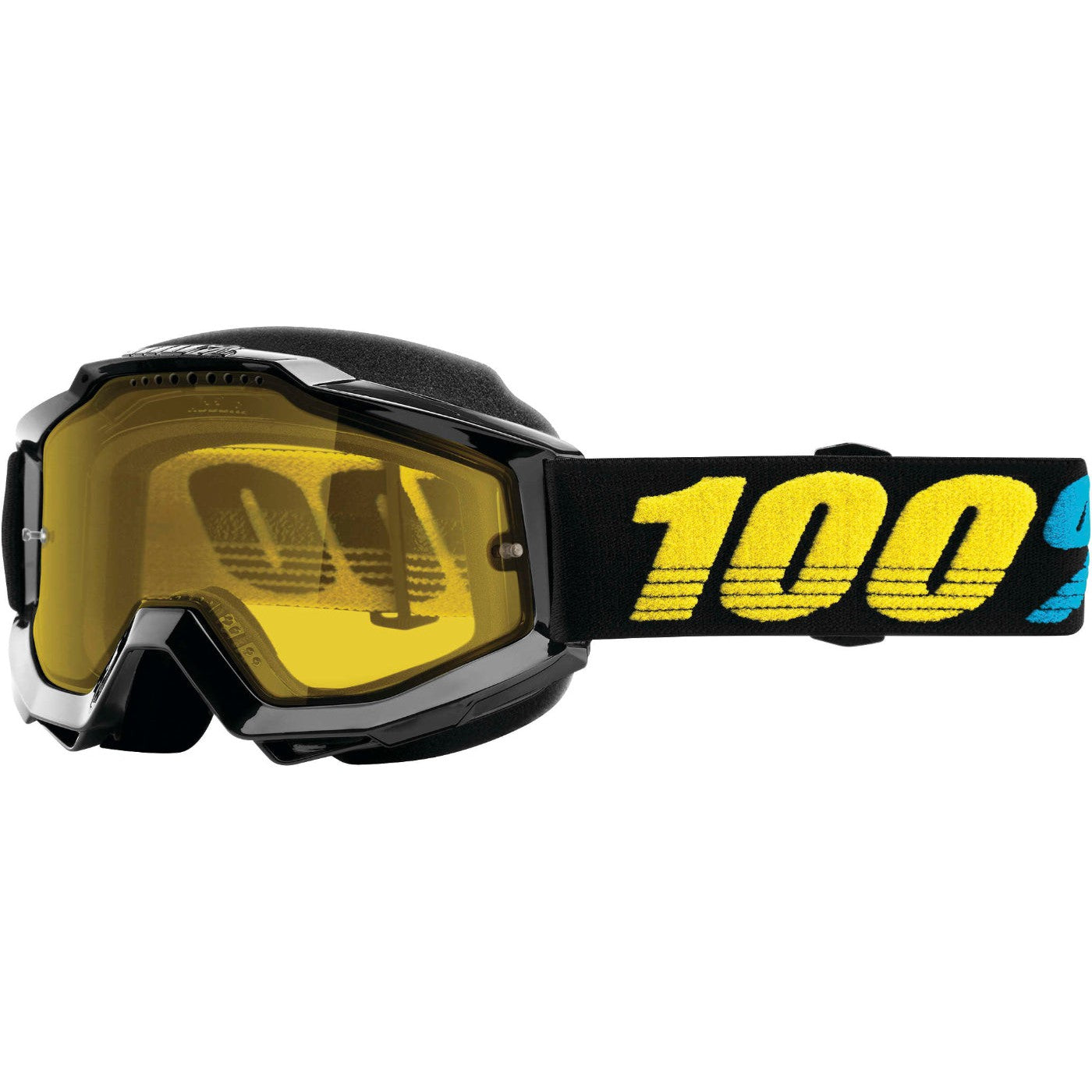 100% Gen1 Accuri Snow Goggles Virgo with Yellow Lens - 50203-343-02
