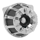 Arlen Ness Chrome 10 Gauge Inverted Stage 1 Air Cleaner Harley Milwaukee 8 17-18