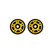 Mid Rail Yellow Idler Wheels Kit for Snowmobile ARCTIC CAT ZL 600, 800 2002-2003