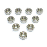 WSM Nylon Lock Nut 10mm Stainless - Pack Of 10 014-703