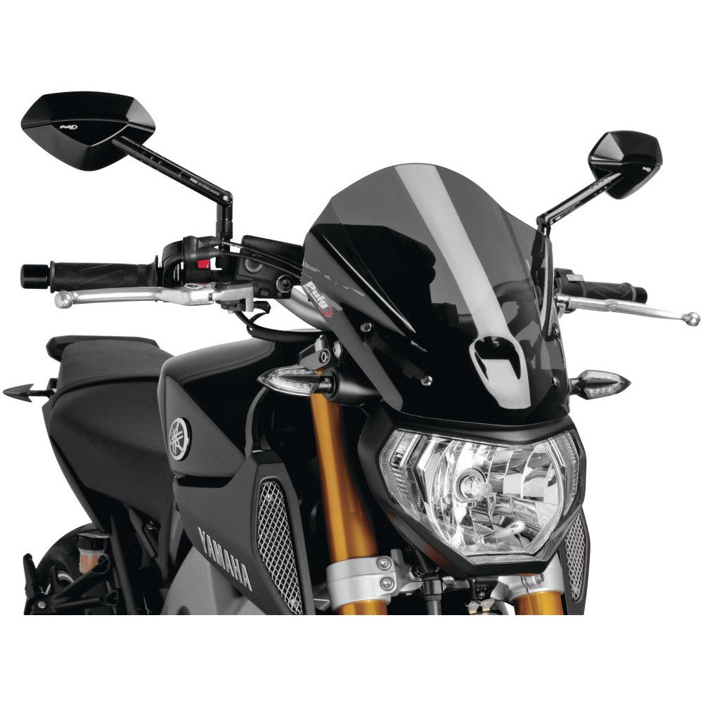 Puig Naked Bike Windshield Touring Dark Smoke - 6861F