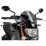 Puig Naked Bike Windshield Touring Dark Smoke - 6861F