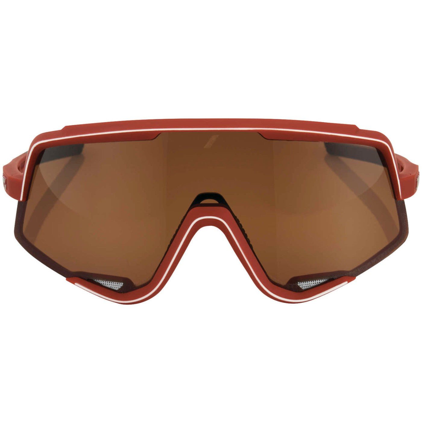 100% Glendale Sunglasses Soft Tact Bordeaux Burgandy with Bronze Lens - 61033-326-73