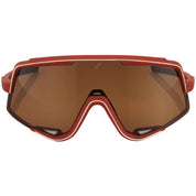 100% Glendale Sunglasses Soft Tact Bordeaux Burgandy with Bronze Lens - 61033-326-73