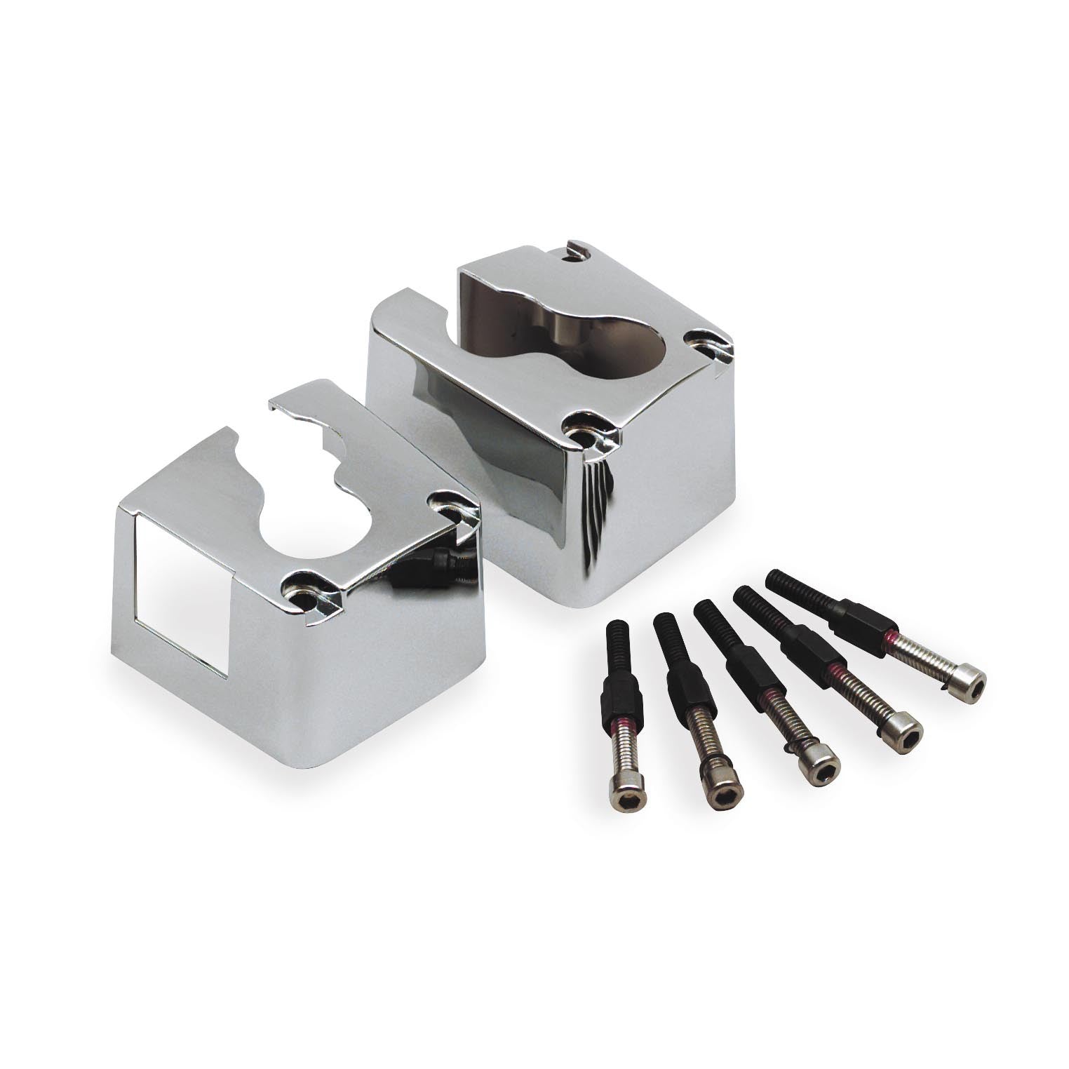 New Harley-Davidson FXST Softail 1984-1990Tappet Block Covers Chrome by Kuryakyn