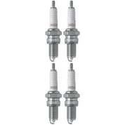 Set 4 NGK Standard Spark Plugs for Kawasaki VN1500-B 1987 Engine 1500cc