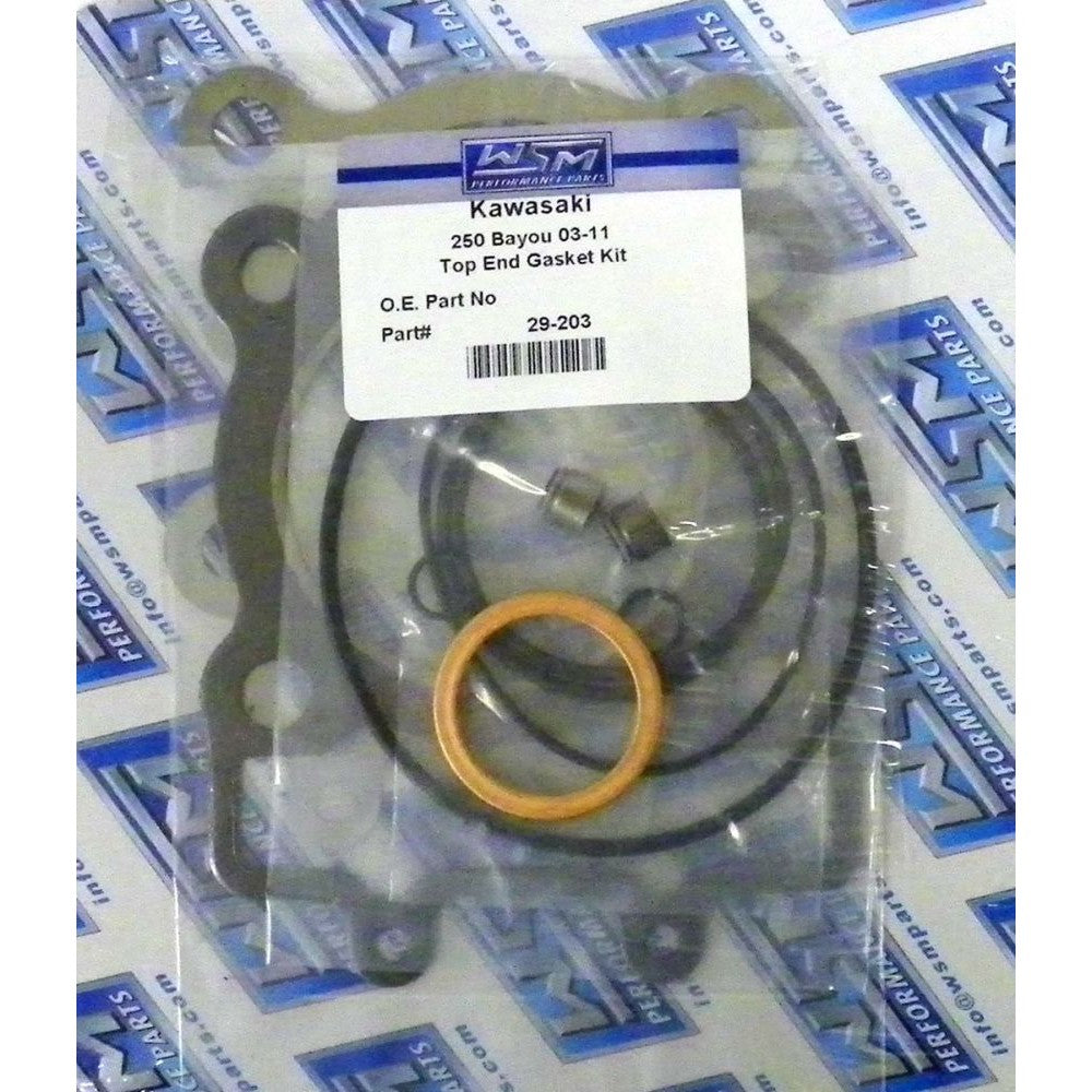WSM Top End Gasket Kit For Kawasaki 250 Bayou 03-11 29-203