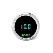 Dakota Digital 2-1/16" Round Vacuum Boost Gauge & Sensor Teal Display ODYR-09-5