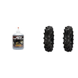 Juego de 2 neumáticos delanteros y traseros ITP Cryptip 36x10-17 de 6 capas con sellador QUADBOSS