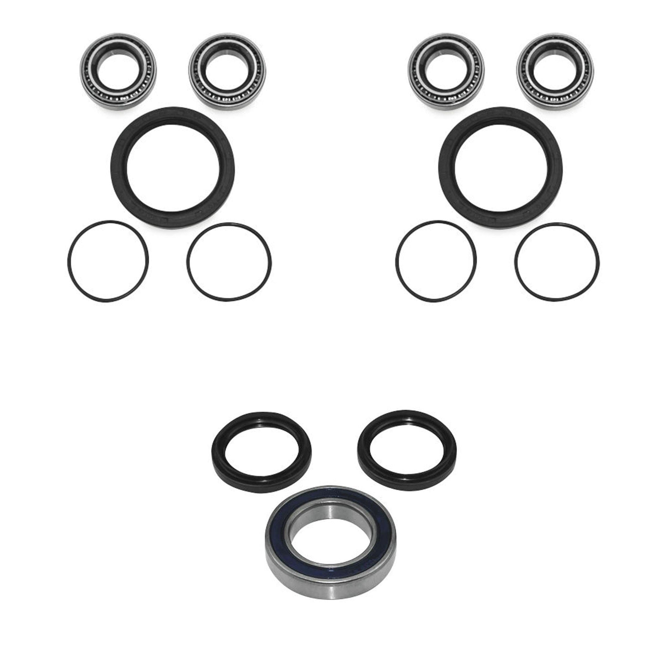 QUADBOSS Front and Rear Wheel Bearing Kits for Polaris Magnum 500 4x4 1999-2001