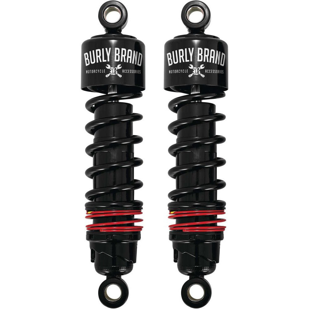 Burly Brand Slammer Plus 11.5" Shocks Black - B28-1206B