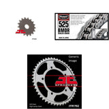 Kit de cadena BMOR 525 Natural, piñón delantero y trasero para SUZUKI GSX-R750 2006-2010