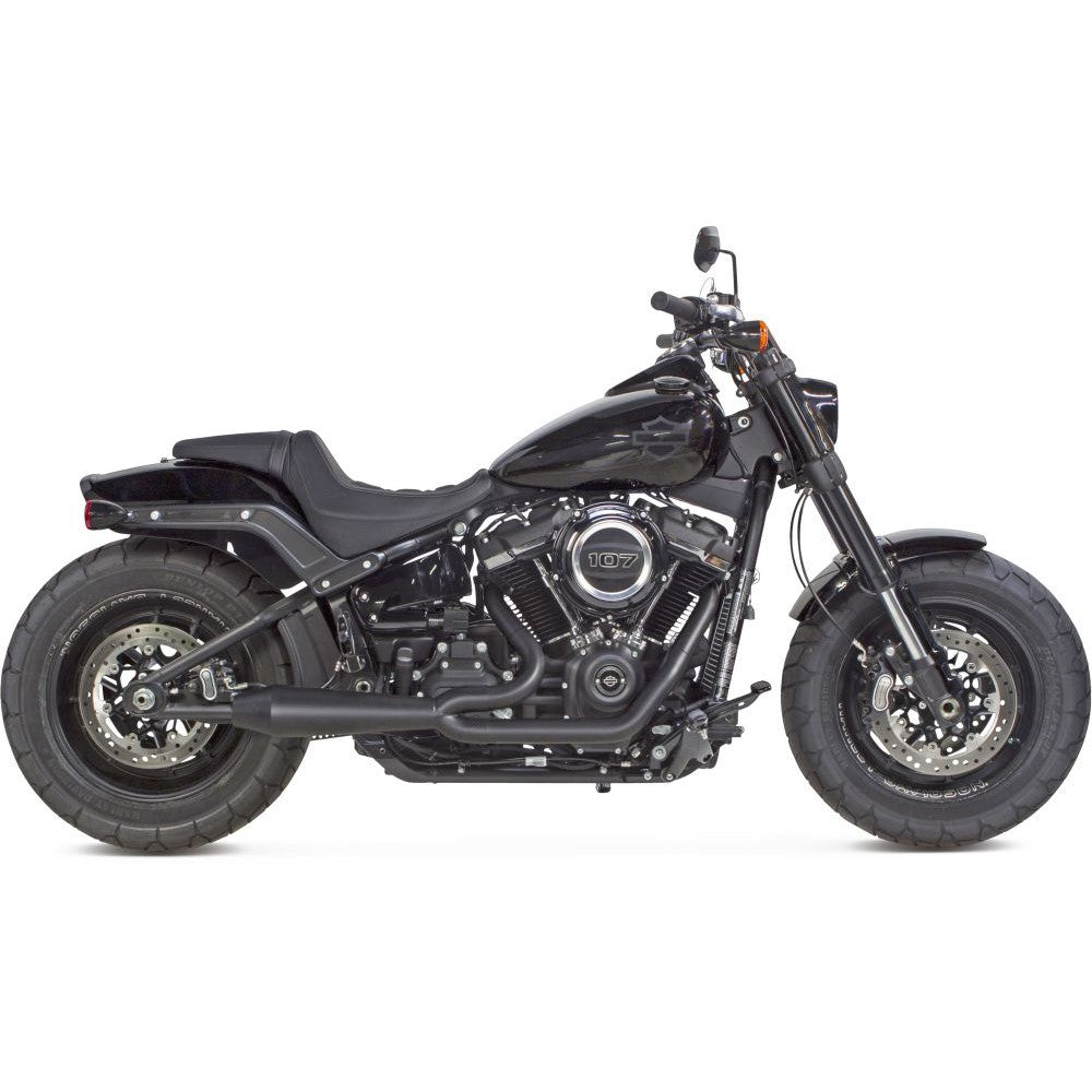 Two Brothers Racing Comp-S 2-into-1 Gen II Black Full Exhaust System 005-4970199-B
