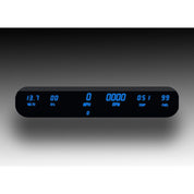 Intellitronix 6 Gauge Digital Universal Panel DP10002 - Blue