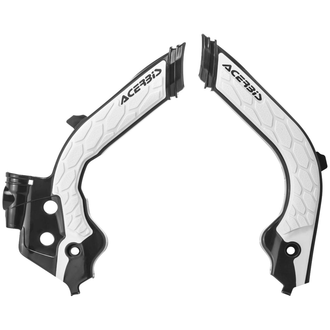 Acerbis Black/White X-Grip Frame Guard - 2733451007